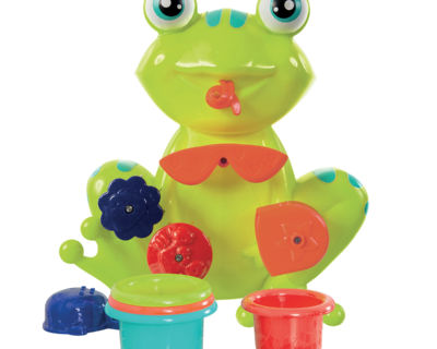 Designed for the bath, it develops your toddler's imagination and dexterity. Clever, can be hung by its suction cups. Comes with little multicoloured pots and 3 figurines.