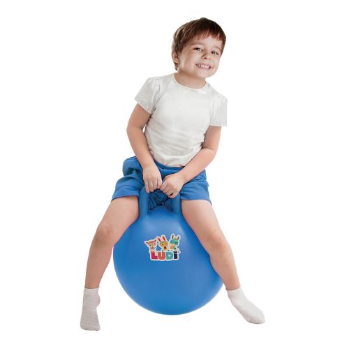 Ballon sauteur « bleu » de LUDI. Ce gros ballon coloré est idéal pour faire la course ou s’amuser avec les copains ! Résistant, il s'utilise à l'intérieur comme à l'extérieur. Pour les enfants de plus de 3 ans. Référence produit 2781.