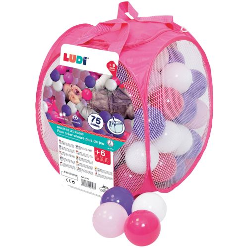 There pink game balls are ideal as a finishing touch to your play area or for making a ball pit. 75 game balls in pink, purple, white and pink.