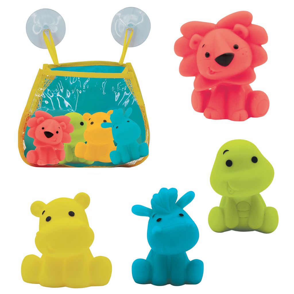 Set 8 juguetes baño colorbaby (46639) - Josbertoys