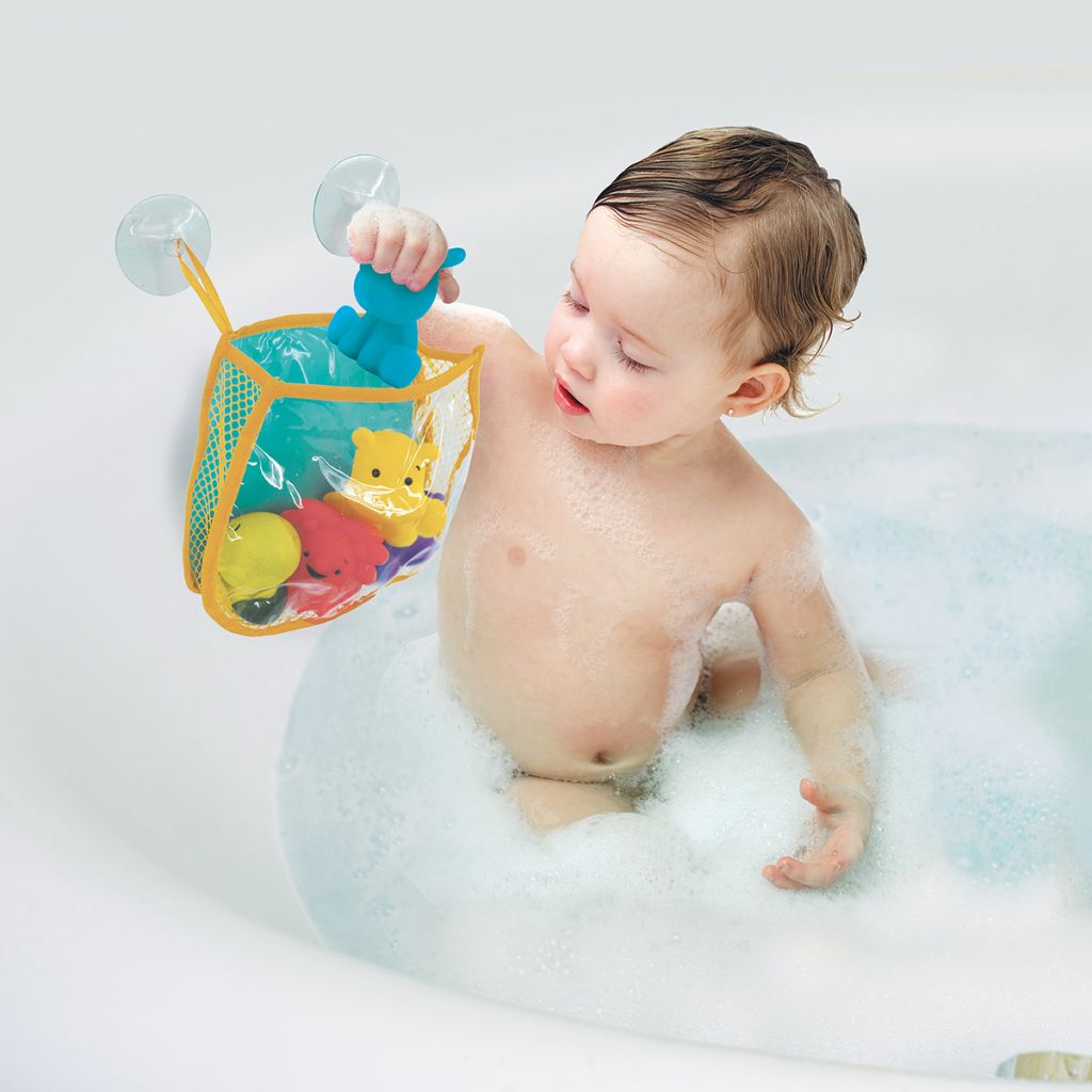 Acheter jouet bébé salle de bain  filet de rangement baignoire et