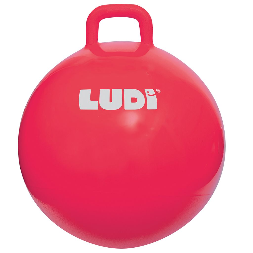 Ballon sauteur XXL rouge – LUDI