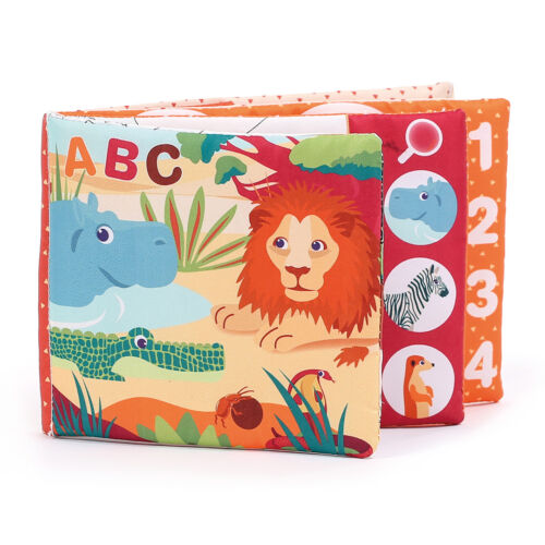 5 activités pour découvrir les animaux, les formes, les chiffres et les lettres. Effet magique : l’eau révèle les formes et les couleurs. Dim. L 21 x l 14 x h 3 cm. Dès 10 mois.